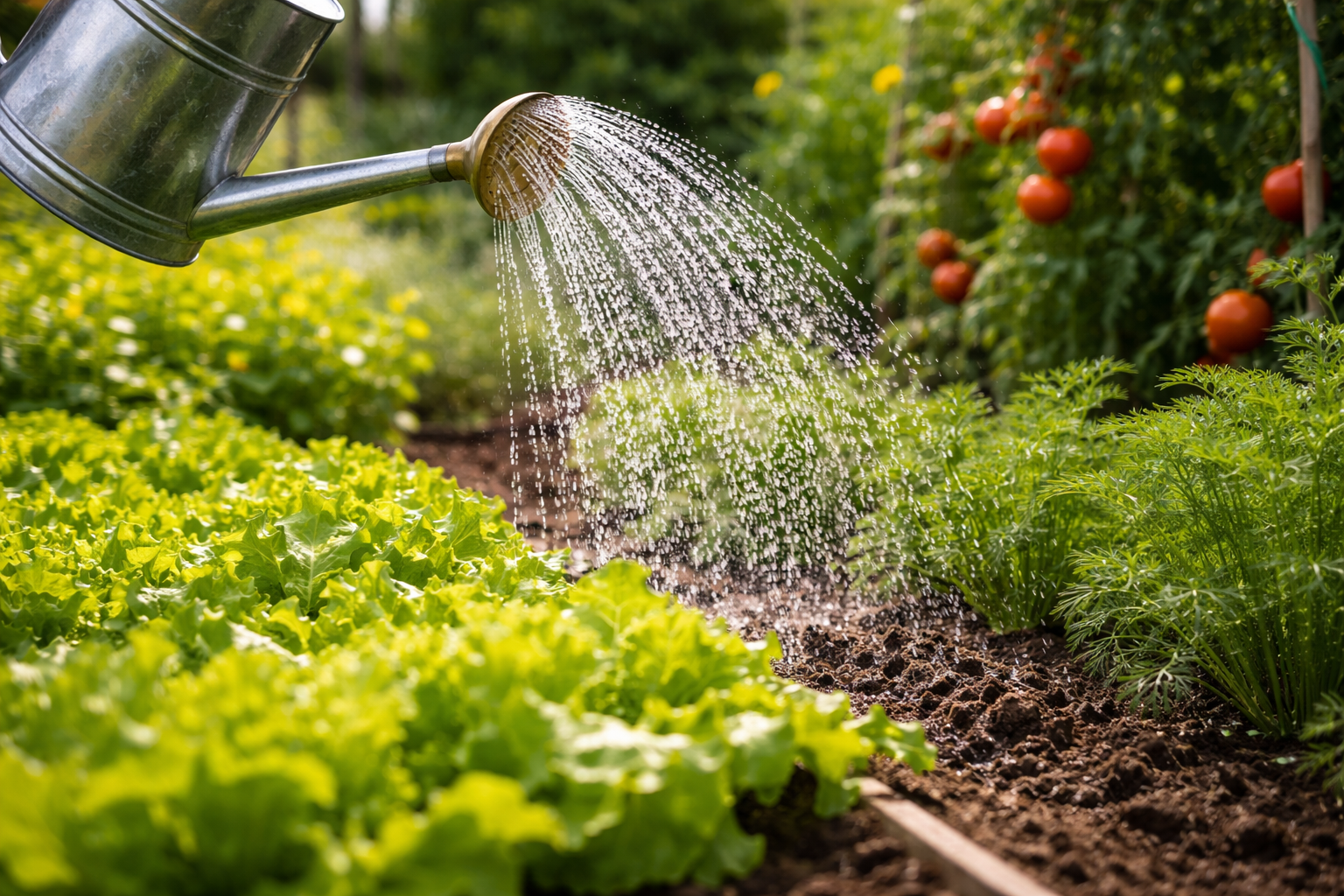 Полив и уход