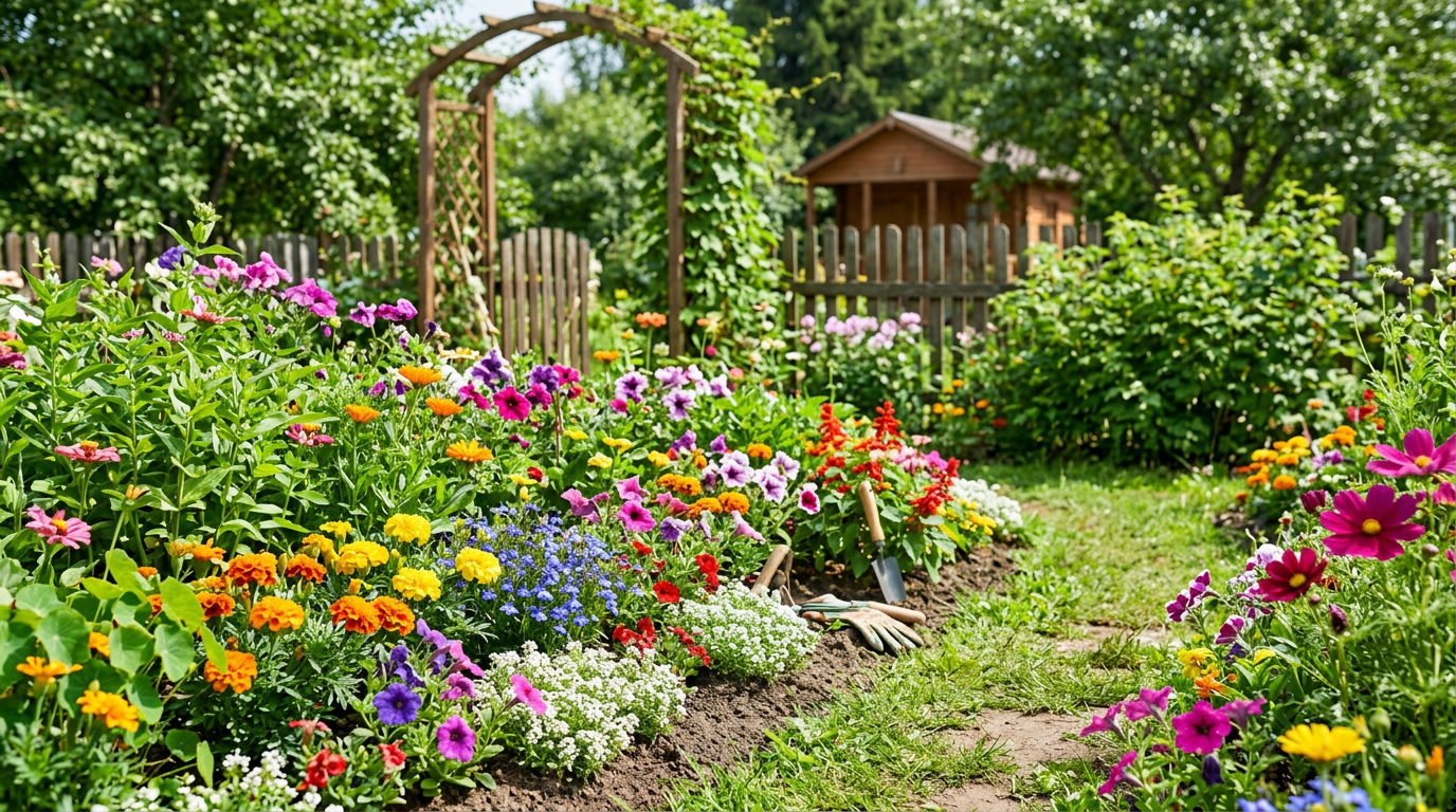 Однолетние цветы для дачи: что посадить весной
