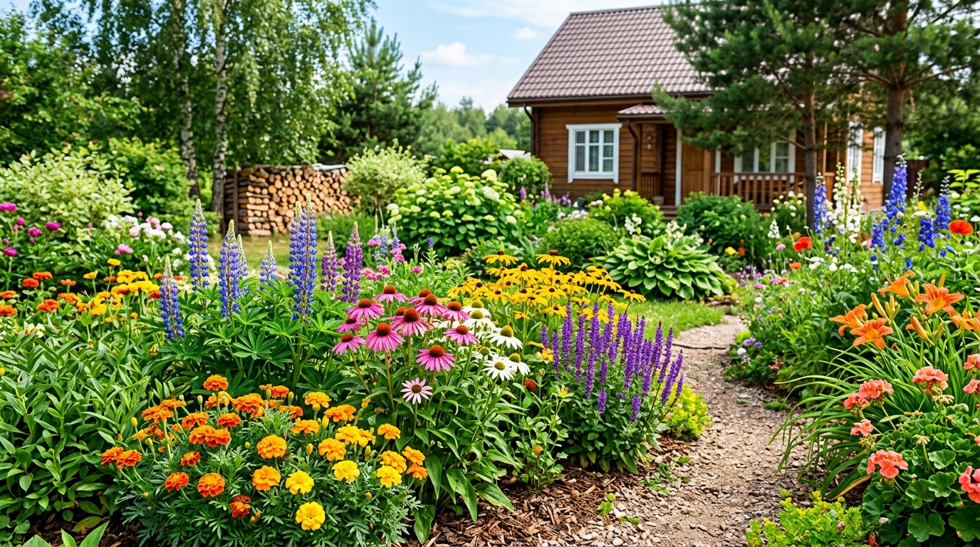 Топ-10 неприхотливых цветов для дачи