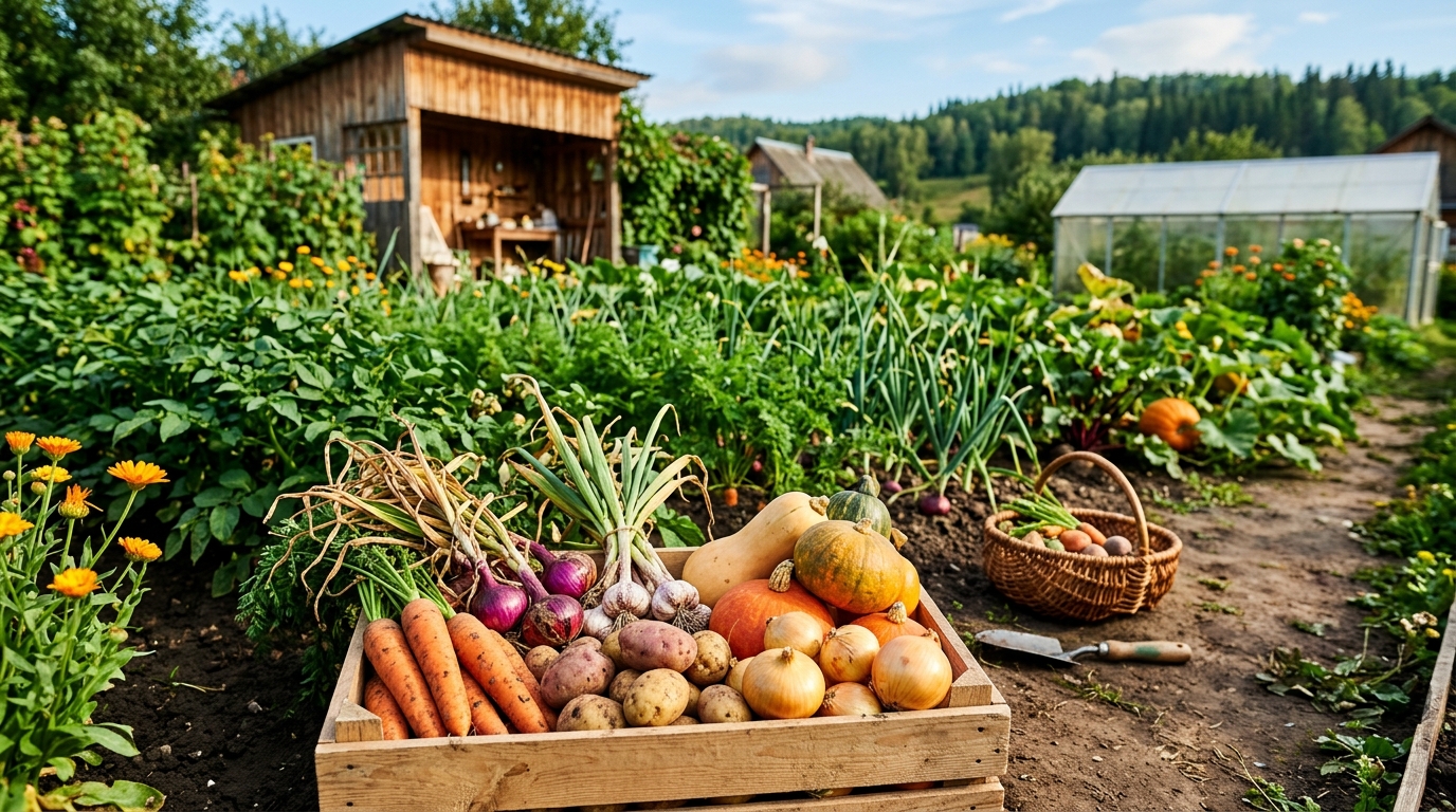 Какие овощи лучше хранить долго на даче