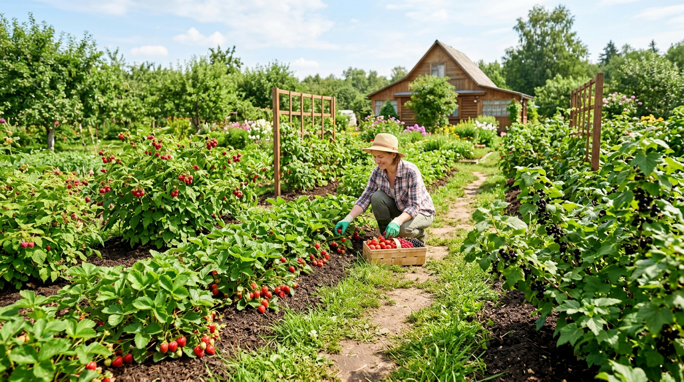 Ягоды для новичков: что посадить на даче