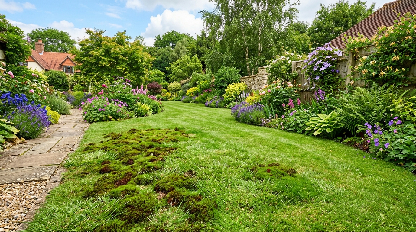 Мох на газоне: причины и пошаговые действия