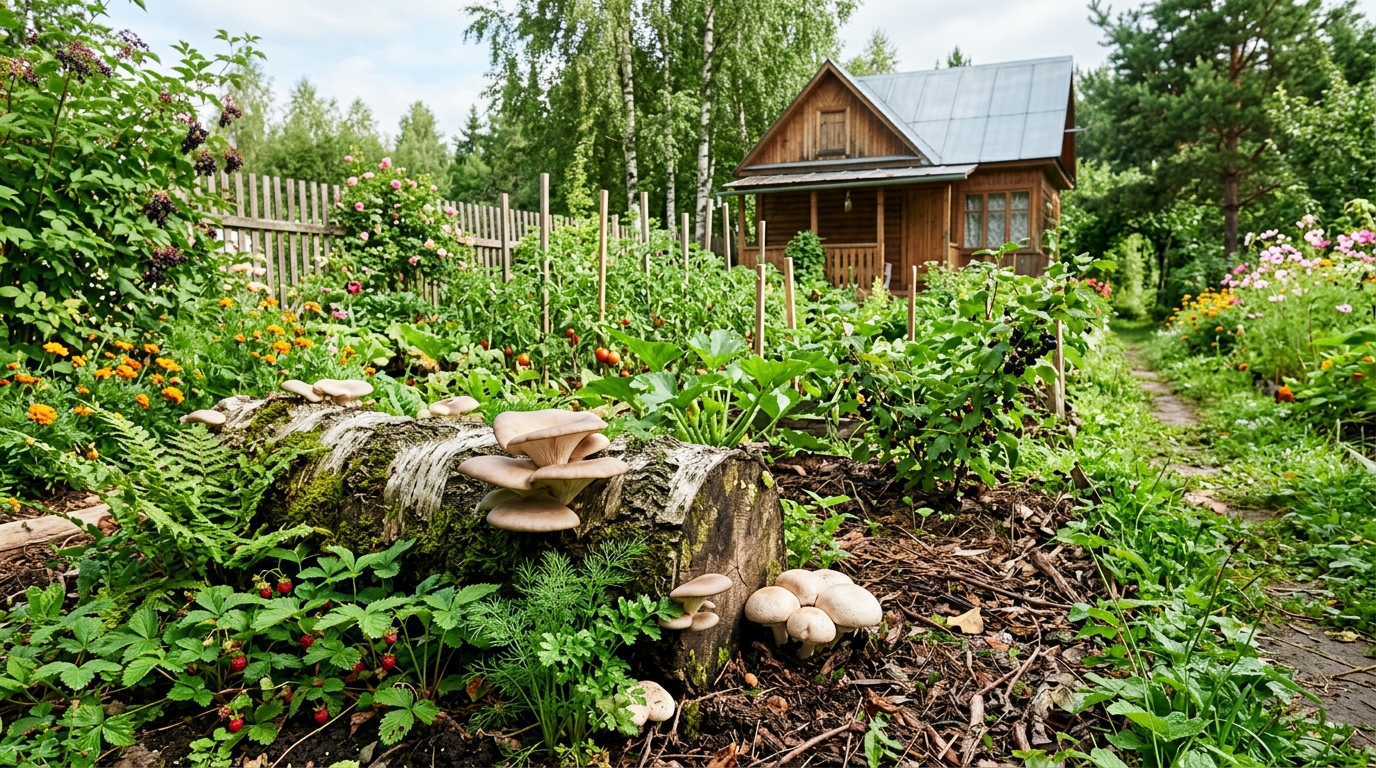 Какие грибы вырастить на даче без сложного ухода