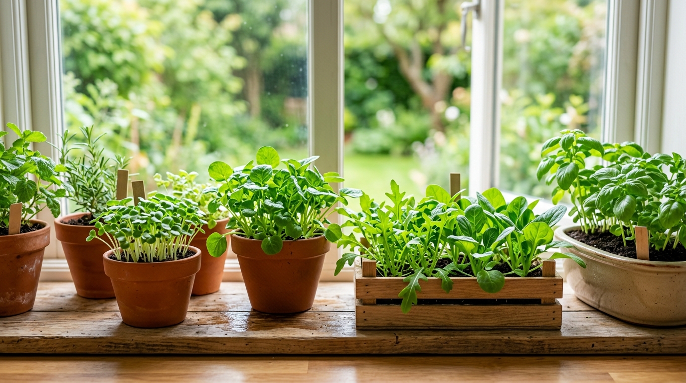 Какая зелень быстрее всего растет на подоконнике