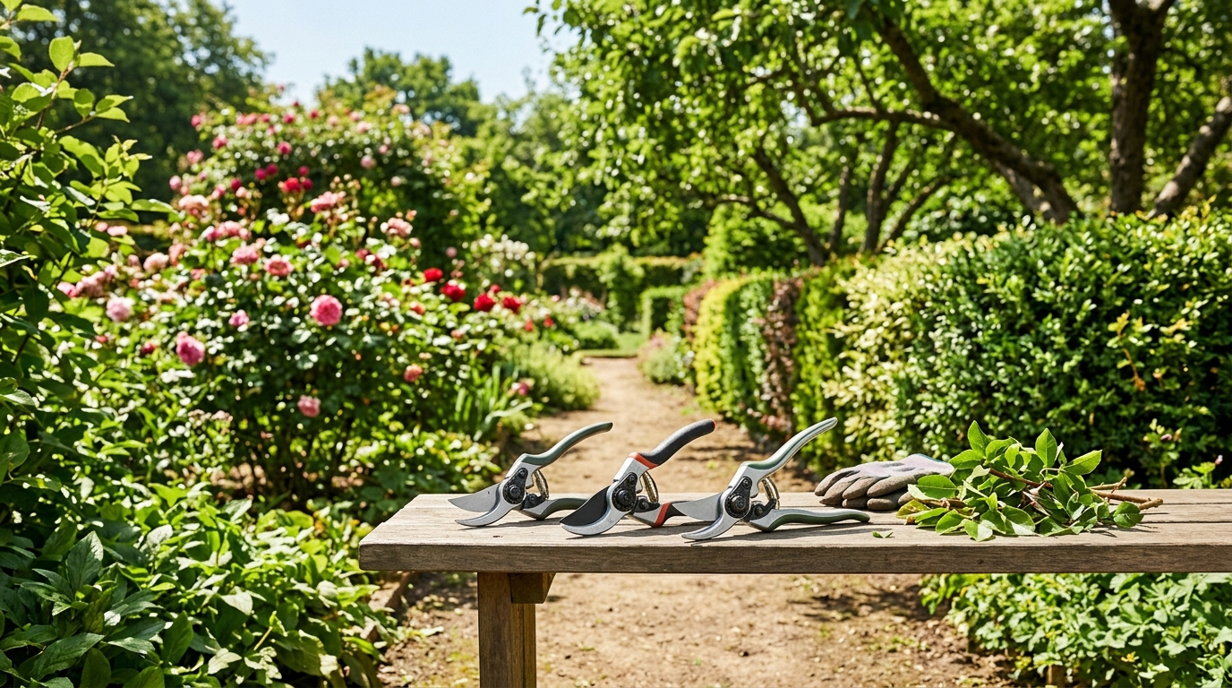 Какие секаторы удобнее для разных работ